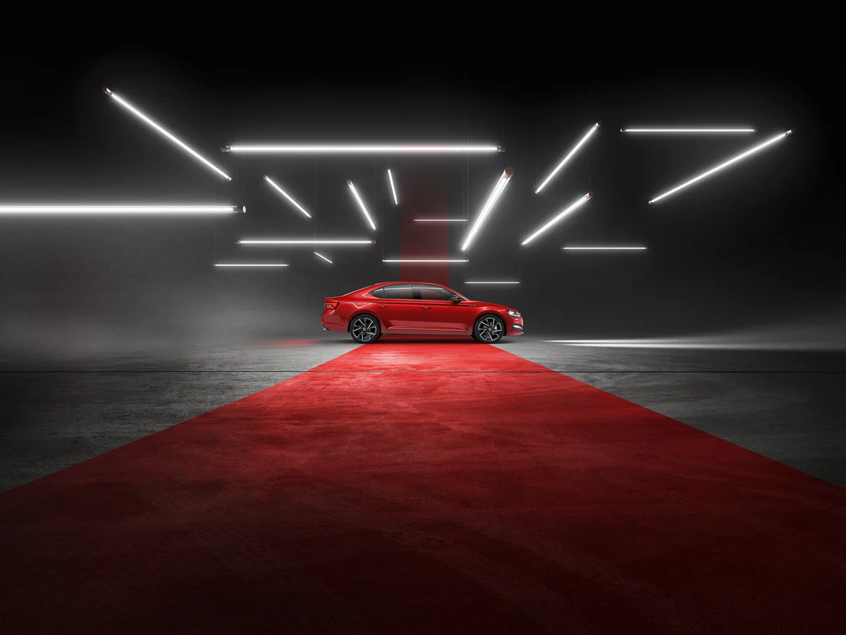 Superb Sportline Sedan Side