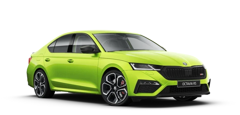 Škoda Octavia Rs Green Color